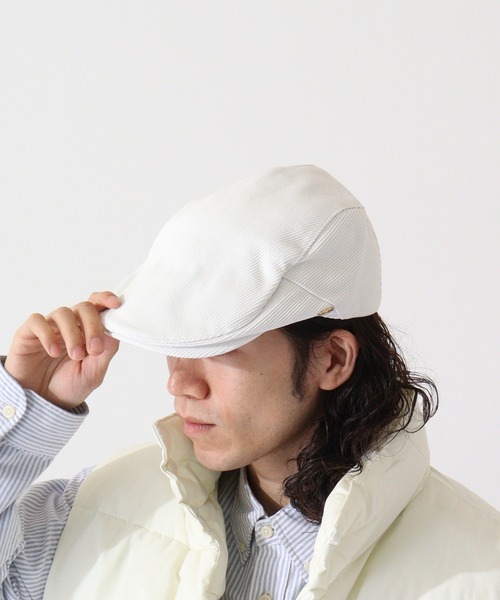 Fabulous（ファビュラス）の「fabulous 太ツイルハンチング帽（ハンチング/ベレー帽・メンズ・ホワイト/ブラック/ベージュ/ブラウン/グレー/カーキ・FREE）」の7枚目の写真