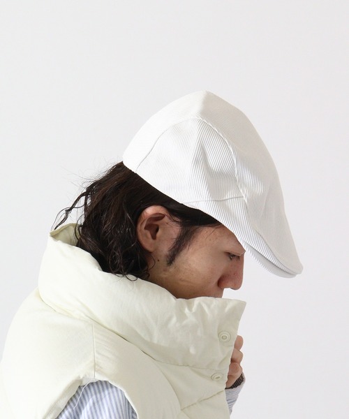 Fabulous（ファビュラス）の「fabulous 太ツイルハンチング帽（ハンチング/ベレー帽・メンズ・ホワイト/ブラック/ベージュ/ブラウン/グレー/カーキ・FREE）」の8枚目の写真