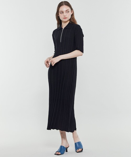 CINOH - CINOH/チノ　タートルネックニット ミニドレス セール】【CINOH/チノ】《STUDIOUS別注》NO SLEEVE KNIT DRESS