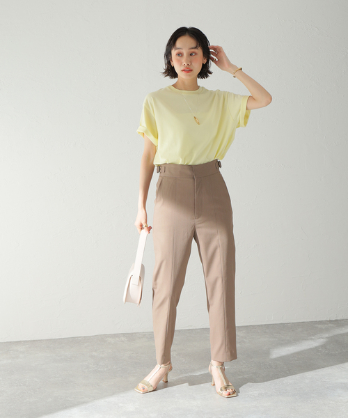 JOURNAL STANDARD(ジャーナルスタンダード)の「ギザンディテンジクコンフォートTシャツ(Tシャツ/カットソー・レディース・ホワイト/ブラック系その他/イエロー・FREE)」の11枚目の写真