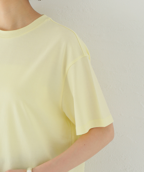 JOURNAL STANDARD(ジャーナルスタンダード)の「ギザンディテンジクコンフォートTシャツ(Tシャツ/カットソー・レディース・ホワイト/ブラック系その他/イエロー・FREE)」の19枚目の写真