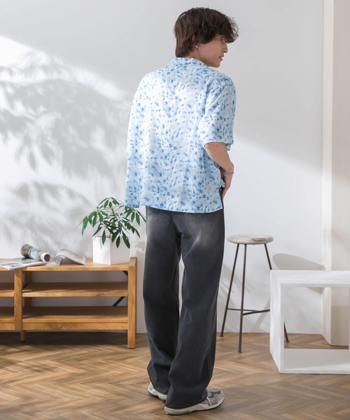 HEYUMM(ヘユム)の「ビンテージライクワイドデニムパンツ(デニムパンツ・メンズ・ブラック/ライトインディゴブルー・SMALL/MEDIUM)」の19枚目の写真