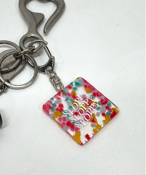 WHO'S WHO gallery(フーズフーギャラリー)の「【SLOPPY/スロッピー】ペレットキーホルダー(キーホルダー・レディース・レッド/サックスブルー・FREE)」の5枚目の写真