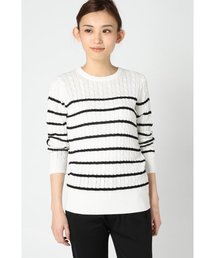 JOURNAL STANDARD relume | ケーブルアミ ボーダープルオーバー#(ニット/セーター)