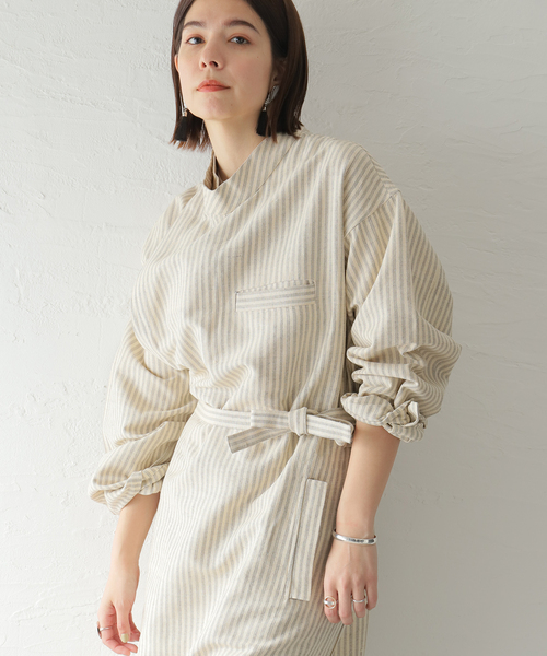CITYSHOP(シティーショップ)の「【SEEALL / シーオール】DOCTOR コート(その他アウター・レディース・ベージュ・30cm)」の2枚目の写真
