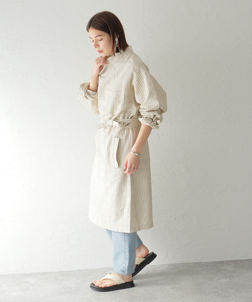 CITYSHOP(シティーショップ)の「【SEEALL / シーオール】DOCTOR コート(その他アウター・レディース・ベージュ・30cm)」の3枚目の写真
