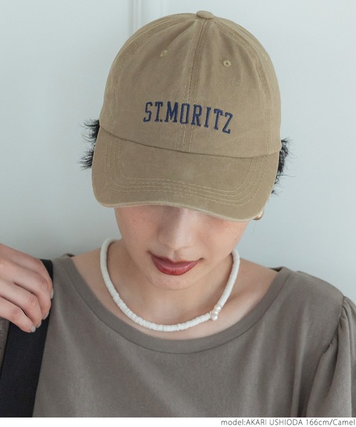 coca（coca）（コカ）の「刺繍ロゴキャップ（キャップ・レディース・ブラック/キャメル・ONE SIZE）」の12枚目の写真