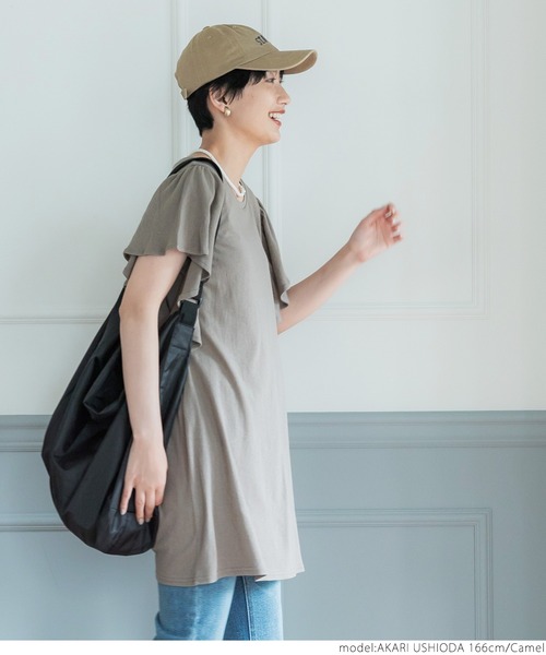 coca（coca）（コカ）の「刺繍ロゴキャップ（キャップ・レディース・ブラック/キャメル・ONE SIZE）」の5枚目の写真