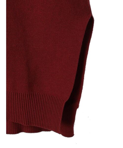 CRAFT STANDARD BOUTIQUE(クラフトスタンダードブティック)の「Vネックビッグチュニックベスト *◆(ベスト・レディース・ブラック/グリーン/アイボリー/ボルドー・FREE)」の14枚目の写真