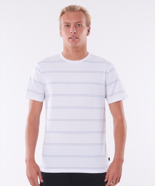 rip curl(リップカール)の「【RIPCURL(リップカール)】ボーダー半袖Tシャツ(Tシャツ/カットソー・メンズ・ホワイト×ブルー/ブラック系その他/グレー系その他・SMALL/MEDIUM/LARGE/X-LARGE/X-SMALL)」の2枚目の写真