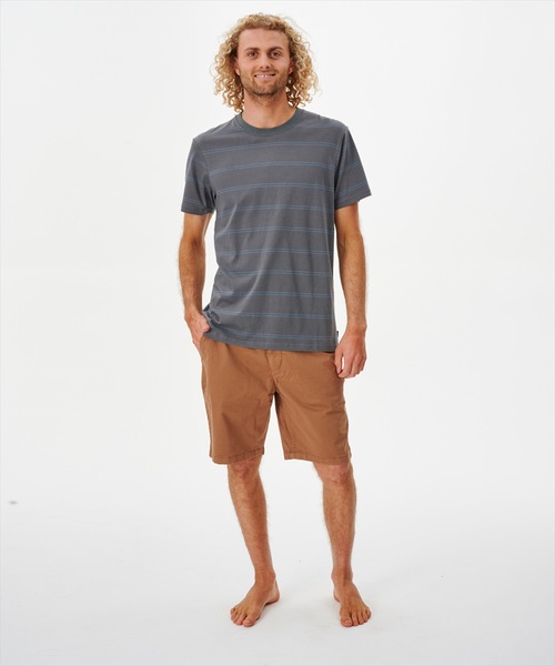 rip curl(リップカール)の「【RIPCURL(リップカール)】ボーダー半袖Tシャツ(Tシャツ/カットソー・メンズ・ホワイト×ブルー/ブラック系その他/グレー系その他・SMALL/MEDIUM/LARGE/X-LARGE/X-SMALL)」の5枚目の写真