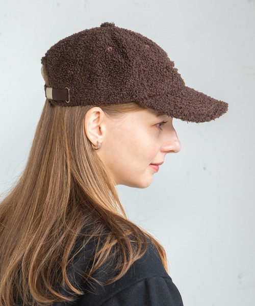 14+(イチヨンプラス)の「ボア刺繍キャップ(キャップ・レディース・ブラック/ベージュ/ブラウン/ピンク・FREE)」の5枚目の写真