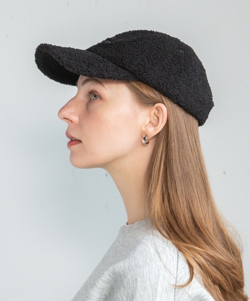 14+(イチヨンプラス)の「ボア刺繍キャップ(キャップ・レディース・ブラック/ベージュ/ブラウン/ピンク・FREE)」の7枚目の写真