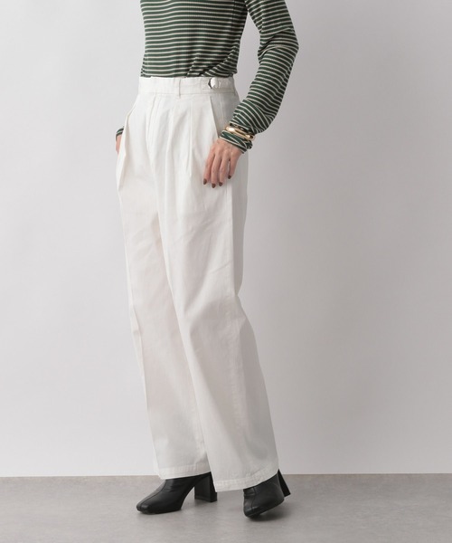 LOWRYS FARM（ローリーズファーム）の「サイドベルトツキパンツ　344629（その他パンツ・レディース・ホワイト/ブラック/ピンク・FREE）」の11枚目の写真