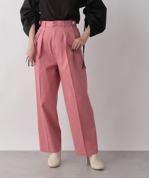 LOWRYS FARM（ローリーズファーム）の「サイドベルトツキパンツ　344629（その他パンツ・レディース・ホワイト/ブラック/ピンク・FREE）」の14枚目の写真