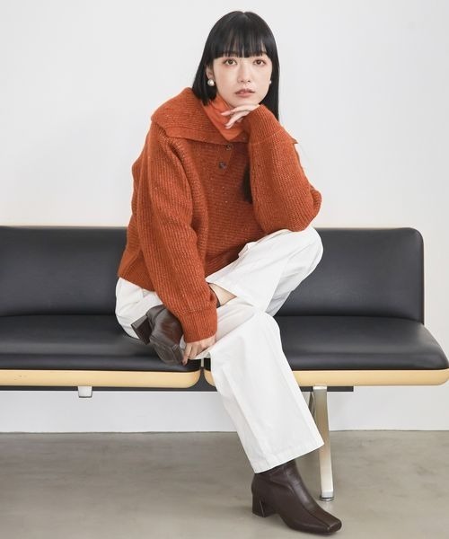 LOWRYS FARM（ローリーズファーム）の「サイドベルトツキパンツ　344629（その他パンツ・レディース・ホワイト/ブラック/ピンク・FREE）」の5枚目の写真