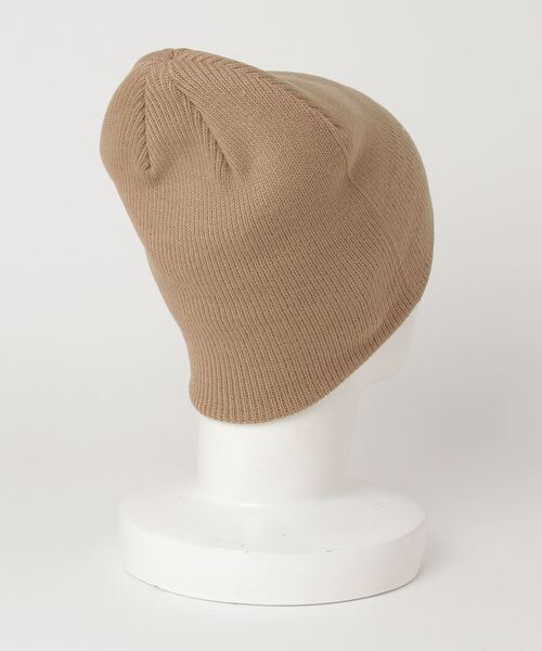 atmos pink（アトモスピンク）の「JUST A NOON × atmos pink ラインストーン ロゴニット帽 / ジャストアヌーン × アトモスピンク ラインストーン ロゴニットボウ 【SP】（ニットキャップ/ビーニー・レディース・ブラック/ベージュ・FREE）」の7枚目の写真