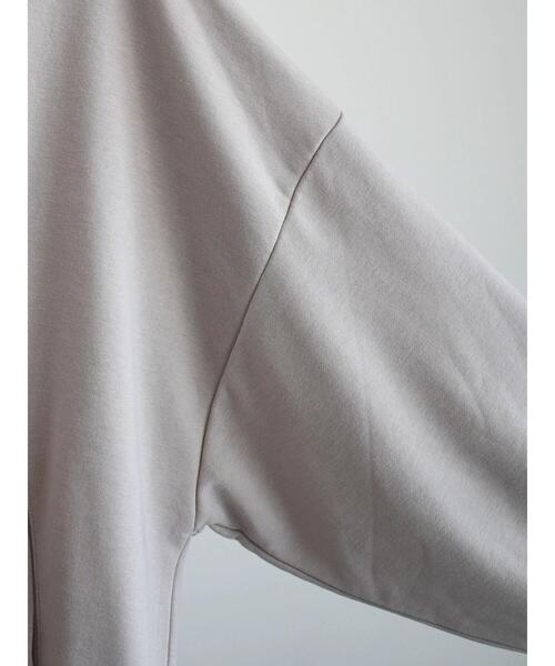 ENVYM（アンビー）の「ENVYM.裏毛前あきフーディー（パーカー・レディース・オフホワイト/ブラック/グレー・FREE）」の19枚目の写真