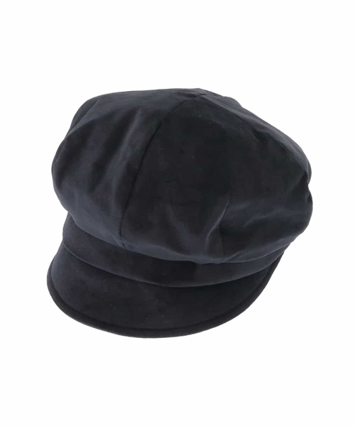 a.v.v（アーヴェヴェ）の「コーデュロイキャスケット（キャスケット・レディース・モカ/ブラック・38）」の4枚目の写真