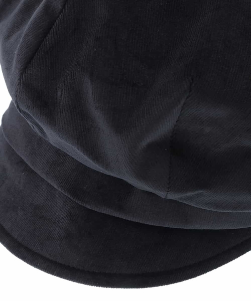 a.v.v（アーヴェヴェ）の「コーデュロイキャスケット（キャスケット・レディース・モカ/ブラック・38）」の8枚目の写真