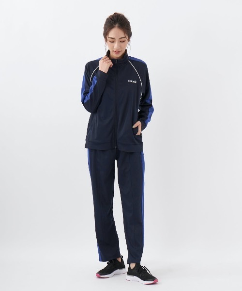 セール】【OP:オーピー】レディースポリエステルジャージ上下セット