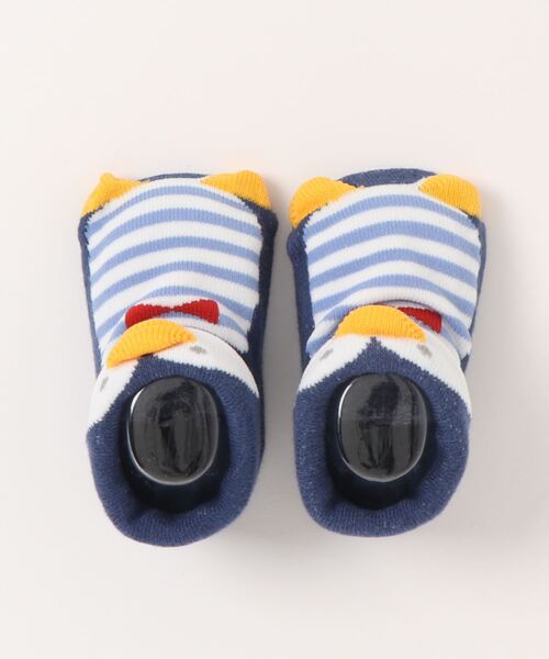 kladskap（クレードスコープ）の「アニマルカップソックス（ベビーシューズ/ベビーソックス・キッズ・ネイビー/クリーム/ベージュ・FREE）」の6枚目の写真