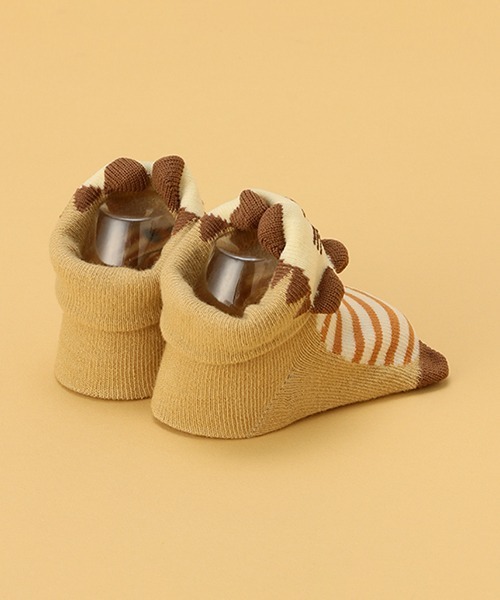 kladskap（クレードスコープ）の「アニマルカップソックス（ベビーシューズ/ベビーソックス・キッズ・ネイビー/クリーム/ベージュ・FREE）」の7枚目の写真