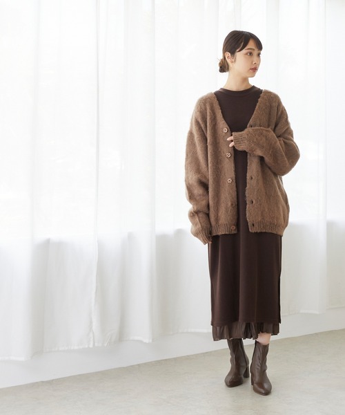 menue（メヌエ）の「アーモンドトゥ ショートブーツ（ブーツ・レディース・ブラック/ダークブラウン/アイボリー/ベージュ系その他・LL/3L/S/M/L/XS）」の16枚目の写真