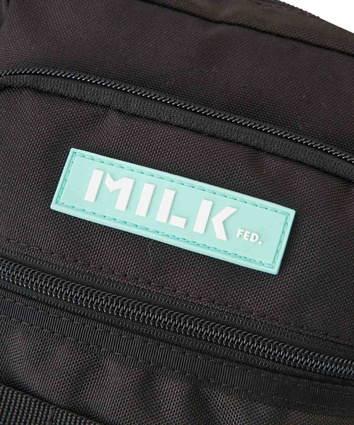 MILKFED.(ミルクフェド)の「ACTIVE FRONT POCKET MOLLE SHOULDER BAG(ショルダーバッグ・レディース・ライトパープル/ライトグリーン/ライトピンク/ブラック・ONE SIZE)」の10枚目の写真