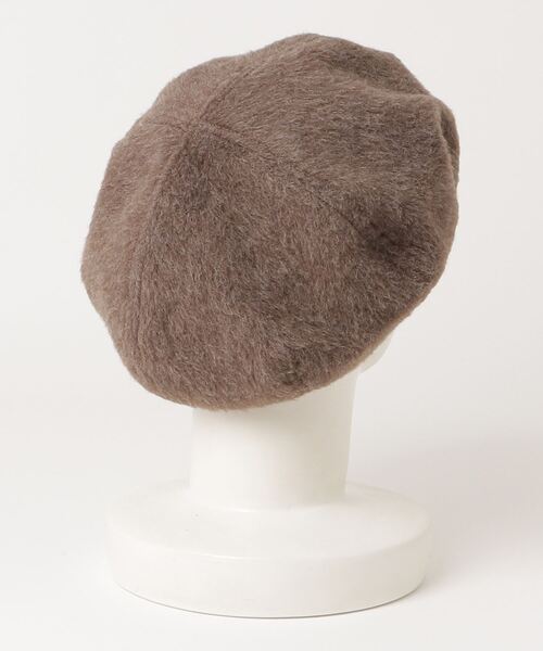 SUBLIME（サブライム）の「【SUBLIME/サブライム】BRUSHED FUR BERET フェイクファー ベレー帽（ハンチング/ベレー帽・レディース・モカ/ブラック・FREE）」の12枚目の写真