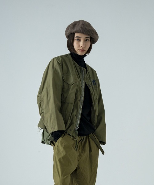 SUBLIME（サブライム）の「【SUBLIME/サブライム】BRUSHED FUR BERET フェイクファー ベレー帽（ハンチング/ベレー帽・レディース・モカ/ブラック・FREE）」の10枚目の写真