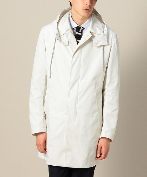 UNITED ARROWS（ユナイテッドアローズ）の「BAD スプリング コート◆（ステンカラーコート・メンズ・オフホワイト/ネイビー・X-LARGE/LARGE/MEDIUM/SMALL）」の4枚目の写真