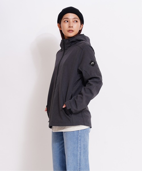 GIORDANO（ジョルダーノ）の「[ GIORDANO ]ソフトシェルマウンテンパーカー | 撥水/ストレッチ/防風/裏地フリース (ユニセックス)（マウンテンパーカー・レディース・ダークグレー/ブラック/グレー・MEDIUM/LARGE/X-LARGE/XX-LARGE）」の18枚目の写真