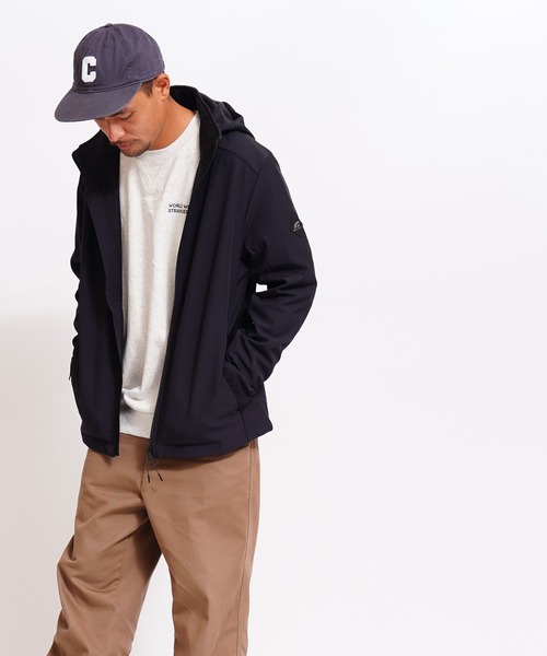 GIORDANO（ジョルダーノ）の「[ GIORDANO ]ソフトシェルマウンテンパーカー | 撥水/ストレッチ/防風/裏地フリース (ユニセックス)（マウンテンパーカー・レディース・ダークグレー/ブラック/グレー・MEDIUM/LARGE/X-LARGE/XX-LARGE）」の22枚目の写真
