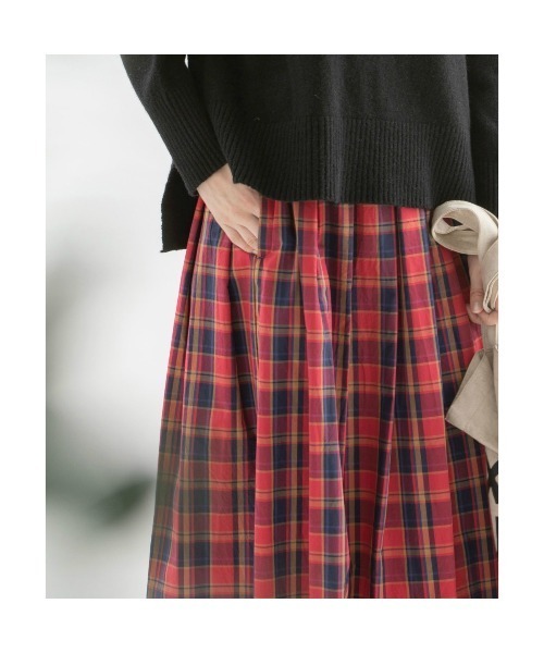 スカート nop de nod / check skirt GR nop de nod（ノップドゥノッド）の「タイプライタータータン