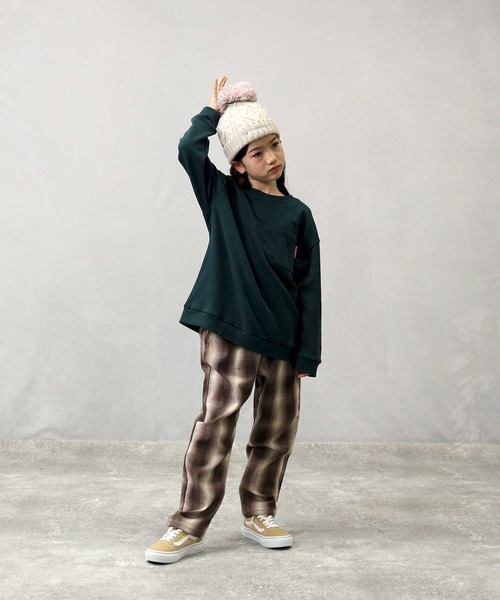 MPS（エムピーエス）の「【MPS】あったかイージーテーパード（その他パンツ・キッズ・ブラウン/ブラック/ベージュ/グレー・130/140/105/120/150/160）」の9枚目の写真