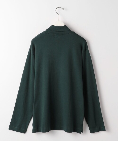 green label relaxing（グリーンレーベルリラクシング）の「オーガニック タートルネック ロングスリーブ カットソー -抗菌-（Tシャツ/カットソー・メンズ・ダークグリーン/ホワイト/ブラック/ライトグレー・L/XL/S/M）」の11枚目の写真