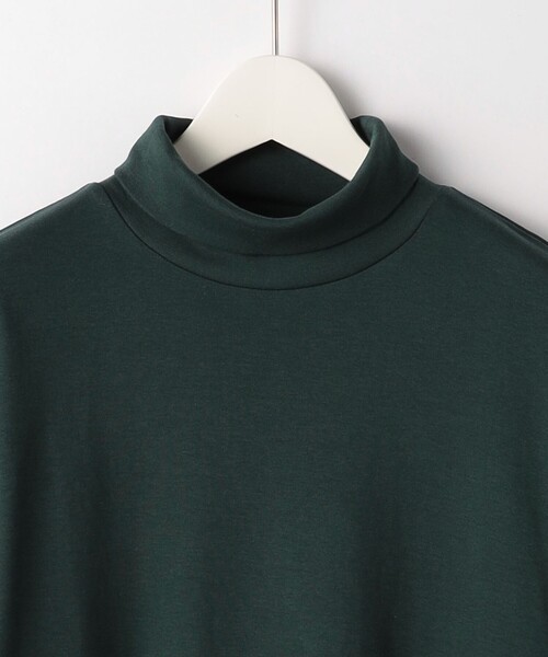 green label relaxing（グリーンレーベルリラクシング）の「オーガニック タートルネック ロングスリーブ カットソー -抗菌-（Tシャツ/カットソー・メンズ・ダークグリーン/ホワイト/ブラック/ライトグレー・L/XL/S/M）」の7枚目の写真