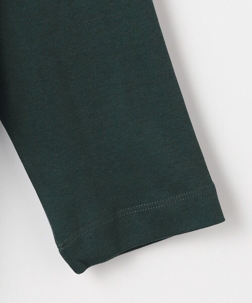 green label relaxing（グリーンレーベルリラクシング）の「オーガニック タートルネック ロングスリーブ カットソー -抗菌-（Tシャツ/カットソー・メンズ・ダークグリーン/ホワイト/ブラック/ライトグレー・L/XL/S/M）」の9枚目の写真