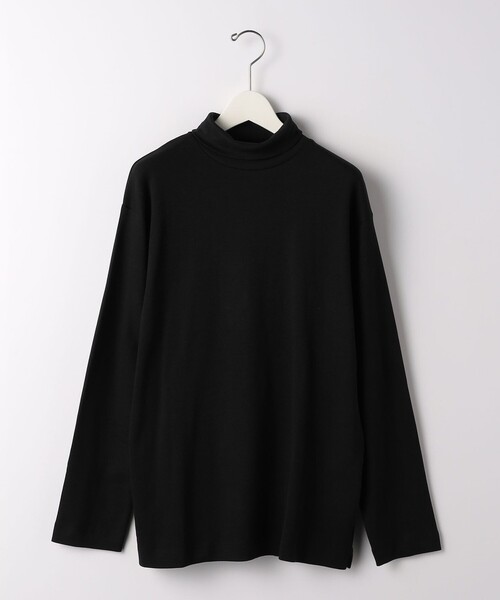 green label relaxing（グリーンレーベルリラクシング）の「オーガニック タートルネック ロングスリーブ カットソー -抗菌-（Tシャツ/カットソー・メンズ・ダークグリーン/ホワイト/ブラック/ライトグレー・L/XL/S/M）」の6枚目の写真