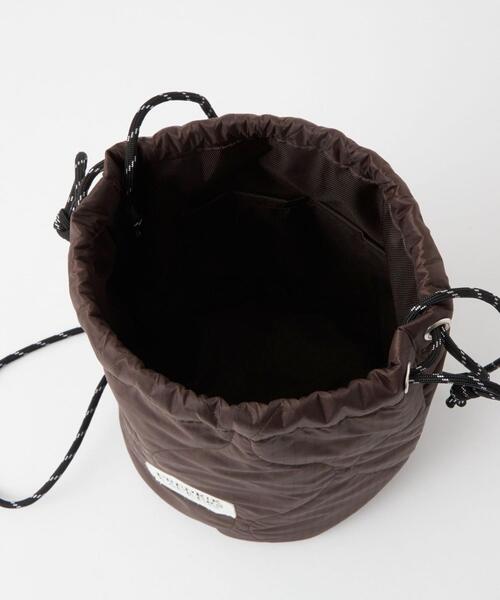 FREDRIK PACKERS（フレドリックパッカーズ）の「【別注】＜ FREDRIK PACKERS ＞ キルティング ドロスト 2WAY バッグ（ショルダーバッグ・レディース・ブラック/ダークブラウン/ベージュ・FREE）」の19枚目の写真