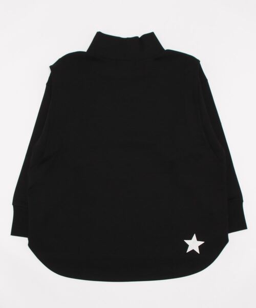 WORLD WIDE LOVE!（ワールドワイドラブ）の「キャットハイネックプル（Tシャツ/カットソー・レディース・ブラック/グレイッシュベージュ・1）」の13枚目の写真