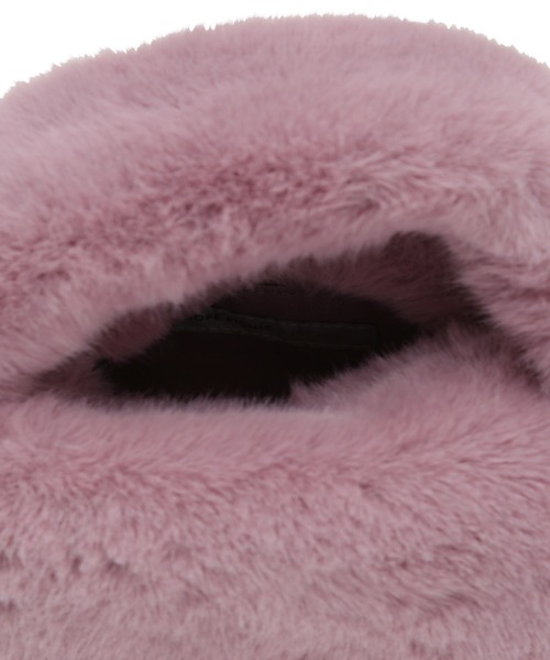 リサイクルフェイクファーフラッフィーショルダーバッグ