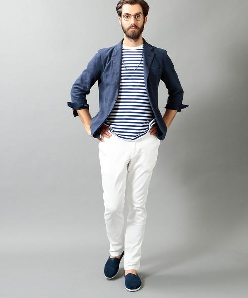 BEAUTY&YOUTH UNITED ARROWS（ビューティーアンドユースユナイテッドアローズ）の「BY ストレッチ チノ ノープリーツ テーパード パンツ◆（チノパンツ・メンズ・ホワイト/ダークグレー/ベージュ/ネイビー/ブラック・MEDIUM/SMALL/LARGE/X-LARGE）」の9枚目の写真