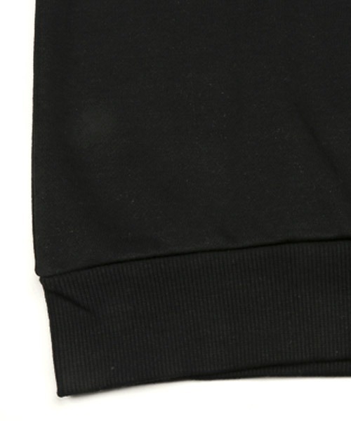 LUXSTYLE（ラグスタイル）の「刺繍入りロゴプリントトレーナー（スウェット・メンズ・ブラック/ホワイト・L/XL/M）」の7枚目の写真