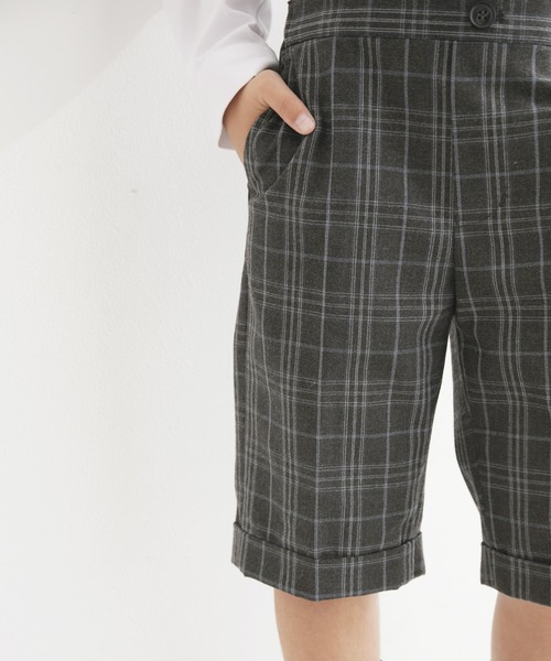 ROPE' PICNIC（ロペピクニック）の「【BOYS】入卒式にも/ウエスト調節付きハーフパンツ/セットアップ対応（その他パンツ・キッズ・ブラック/グレー系その他・110/120/130）」の13枚目の写真