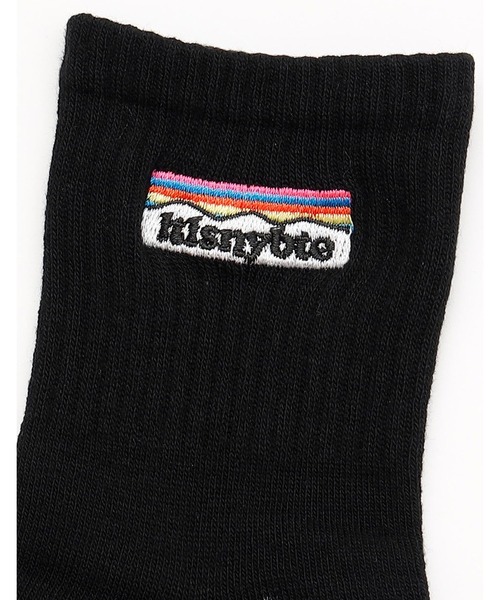 Little sunny bite（リトルサニーバイト）の「Logo socks（ソックス/靴下・レディース・ブラック/ホワイト/グリーン・FREE）」の9枚目の写真