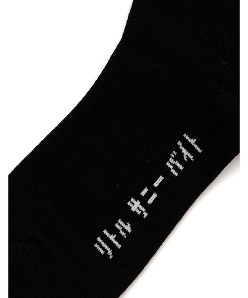 Little sunny bite（リトルサニーバイト）の「Logo socks（ソックス/靴下・レディース・ブラック/ホワイト/グリーン・FREE）」の10枚目の写真