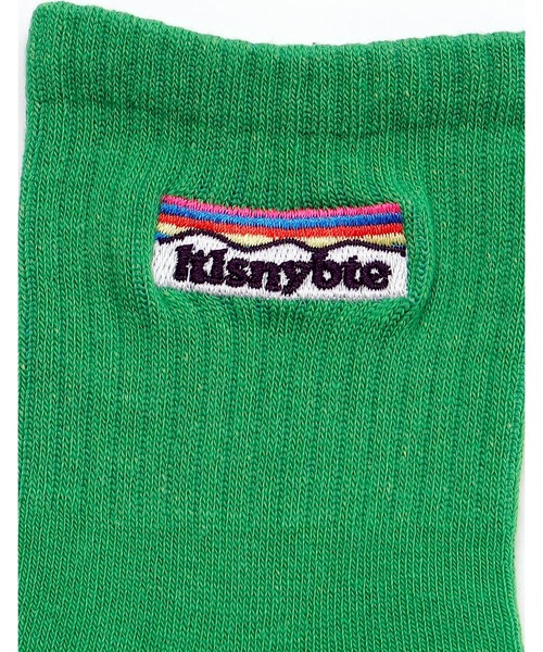 Little sunny bite（リトルサニーバイト）の「Logo socks（ソックス/靴下・レディース・ブラック/ホワイト/グリーン・FREE）」の13枚目の写真