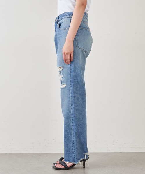 GALLARDAGALANTE（ガリャルダガランテ）の「ストレートデニム（デニムパンツ・レディース・ブルー/ブラック・XS/0/1/2）」の17枚目の写真